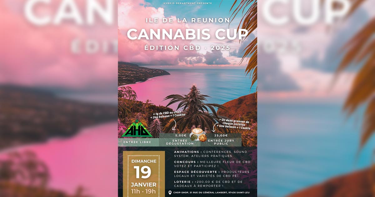 Cannabis Cup CBD alla Réunion